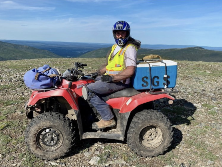 Fieldwork on ATV
